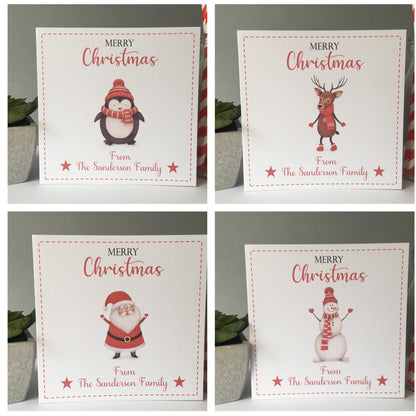 Personalised Christmas Card Pack