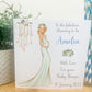 Personalised Baby Shower Card Elegant Mummy