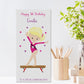 Personalised Birthday Card Money Gift Wallet Voucher Gymnastics Girl