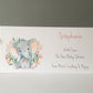 Personalised Watercolour Elephant New Baby Shower Gift Wallet