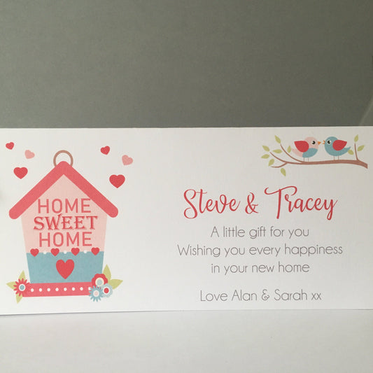 Personalised New Home Gift Wallet