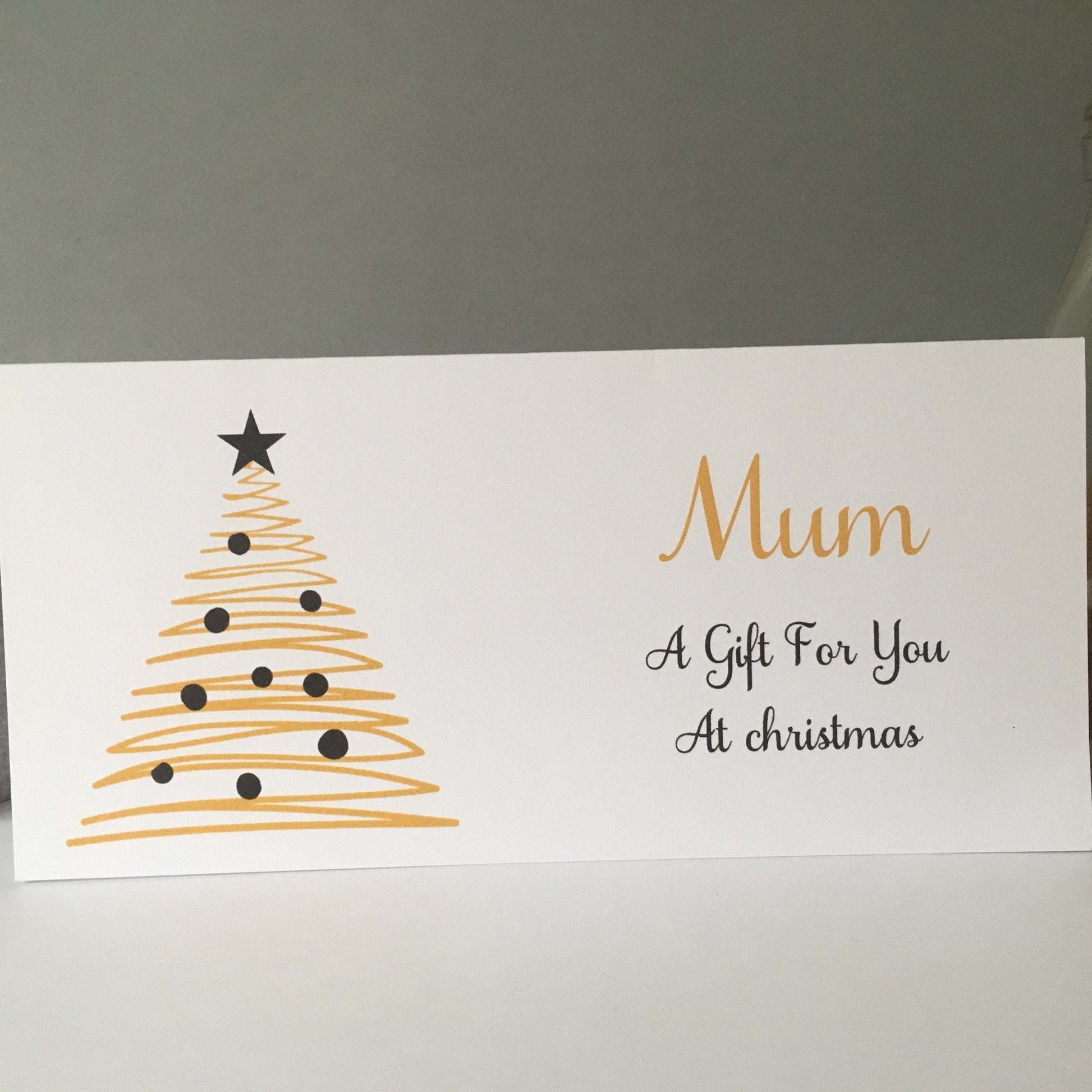 Personalised Christmas Tree Gift Wallet