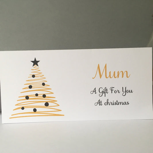 Personalised Christmas Tree Gift Wallet