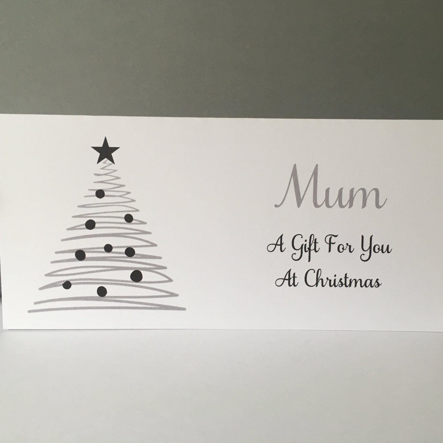 Personalised Christmas Tree Gift Wallet