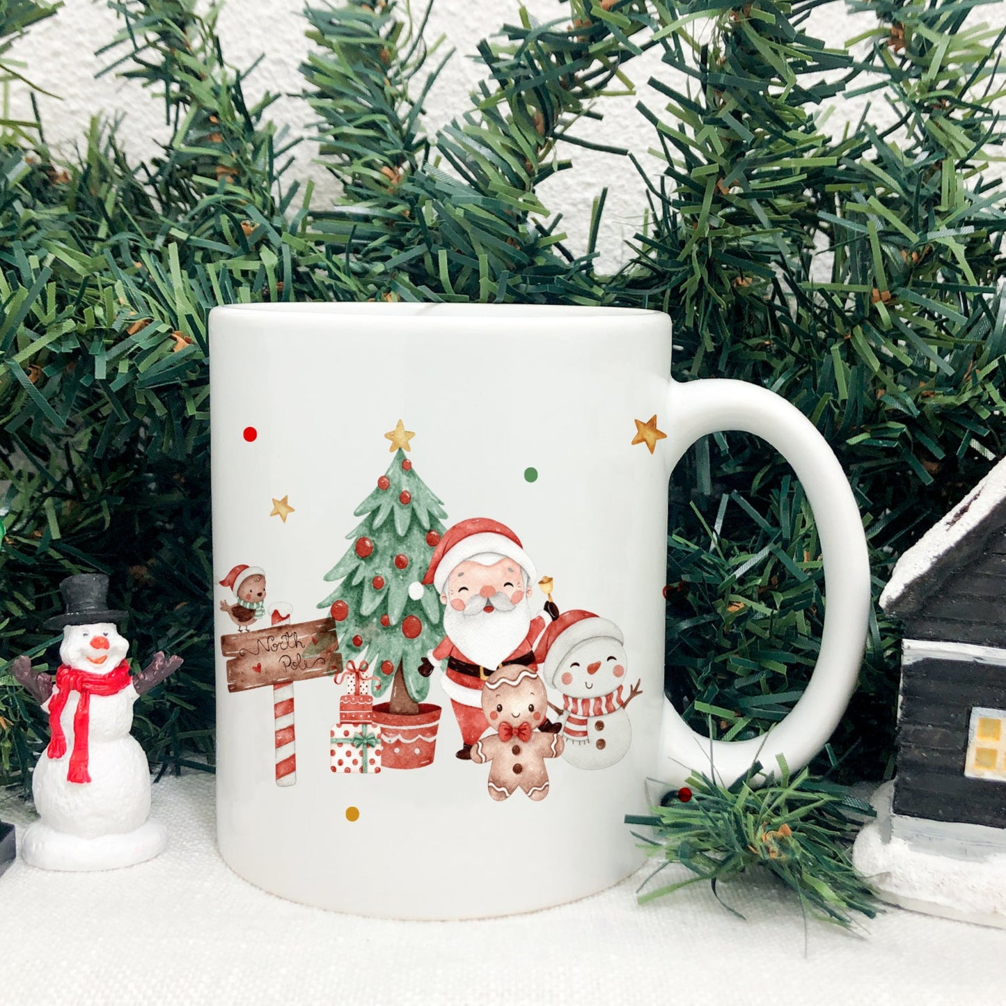 Personalised Santa Christmas Mug