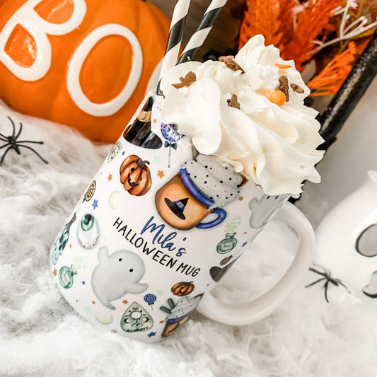 Personalised Halloween Ceramic Mug 