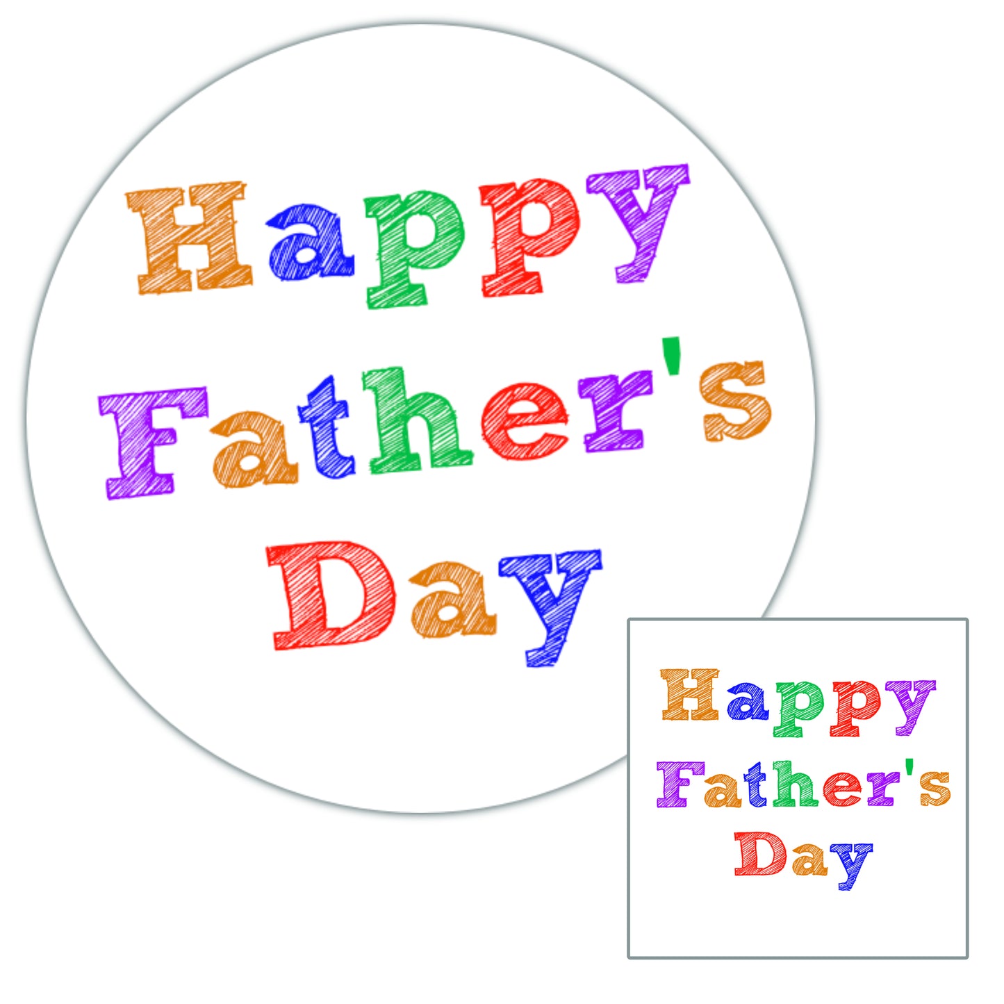 Happy Father's Day Stickers