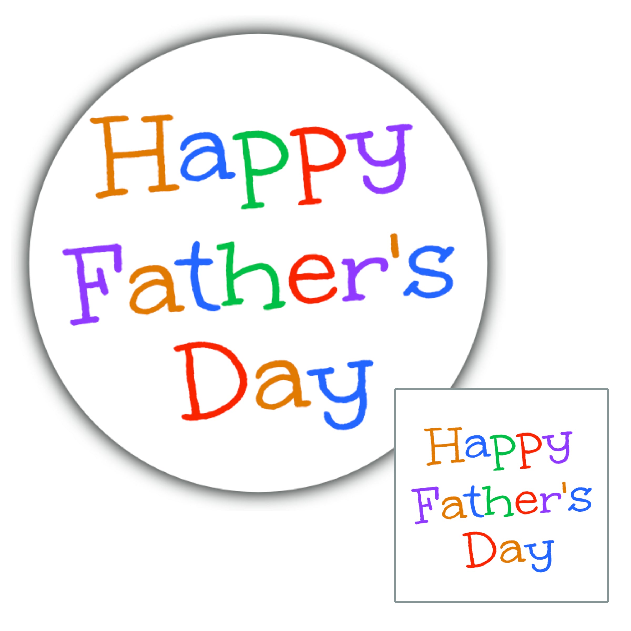Happy fathers sales day stickers
