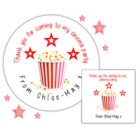 Personalised Birthday Party Stickers