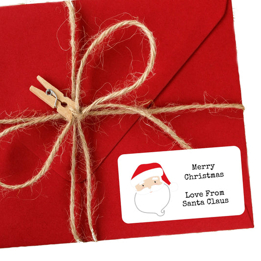 Personalised Christmas Stickers for Gift Present Wrapping Tags
