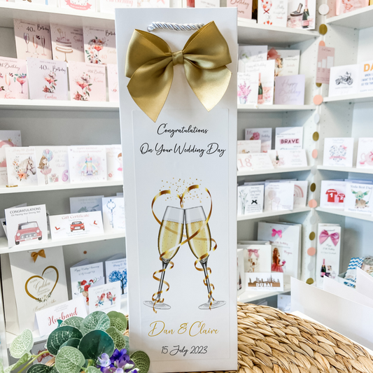 Wedding Personalised Bottle Bag