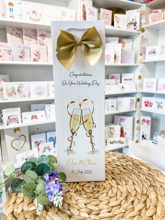 Wedding Personalised Bottle Bag