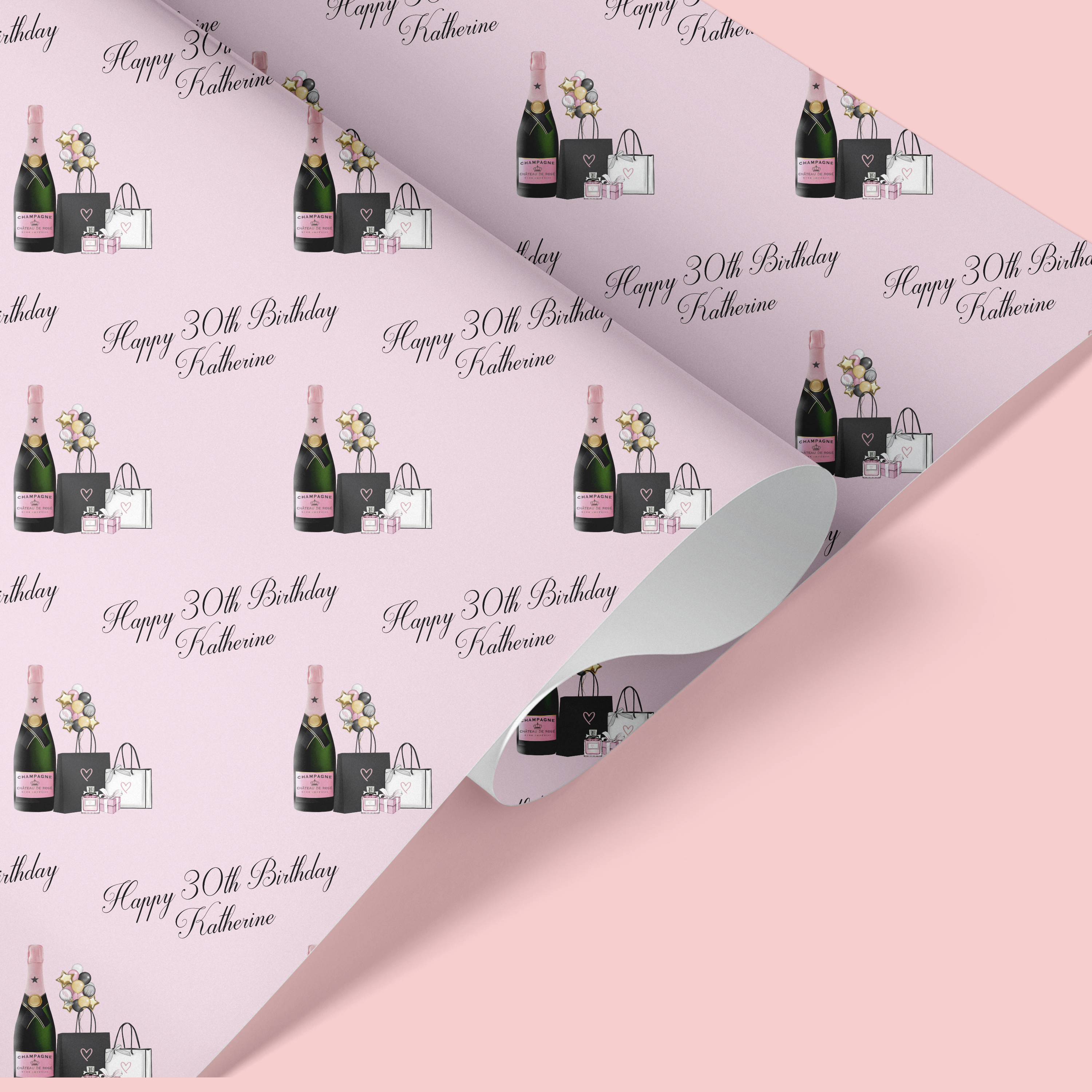 Personalised Birthday Wrapping Paper – Blossom Lane Cards & Gifts