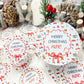 Personalised Christmas Stickers, Gift Labels, Christmas Elements
