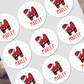 Personalised Christmas Stickers, Gift Labels, , Festive Name Stickers, Custom Present Tag, Christmas Eve Box Ideas, Santa Stocking Filler