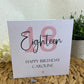 Personalised Birthday Card For Her Personalised Pink Age
