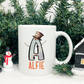 Personalised Christmas Mug, Stocking Filler, Christmas Eve Box, Hot Chocolate Mug, Snowman Initial