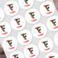 Personalised Christmas Stickers, Gift Labels, , Festive Name Stickers, Custom Present Tag, Christmas Eve Box Ideas, Santa Stocking Filler