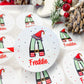 Personalised Christmas Stickers, Gift Labels, , Festive Name Stickers, Custom Present Tag, Christmas Eve Box Ideas, Santa Stocking Filler