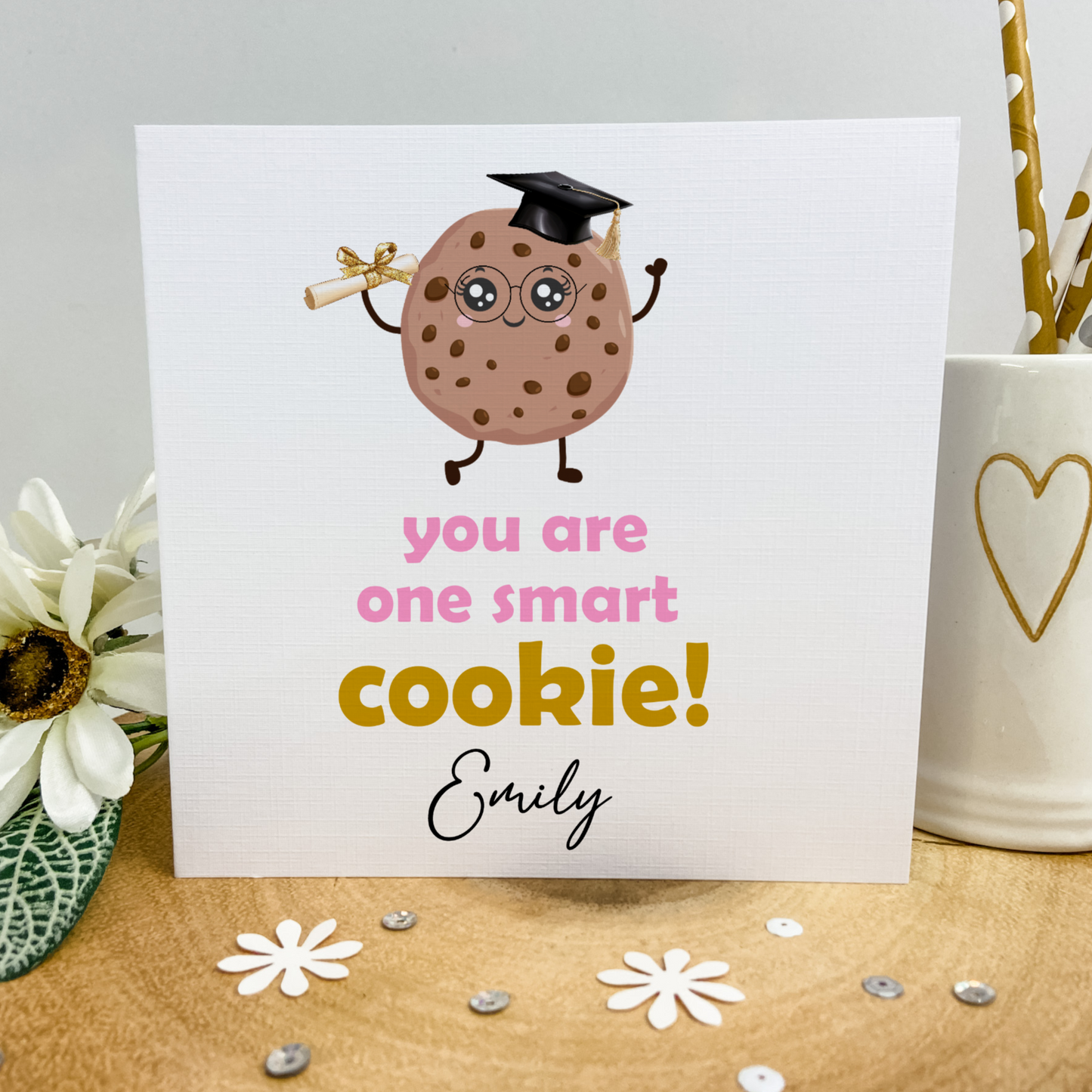Personalised Graduation Card Smart Cookie