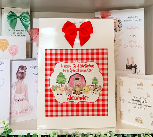 a bunch of cards that are on a shelf