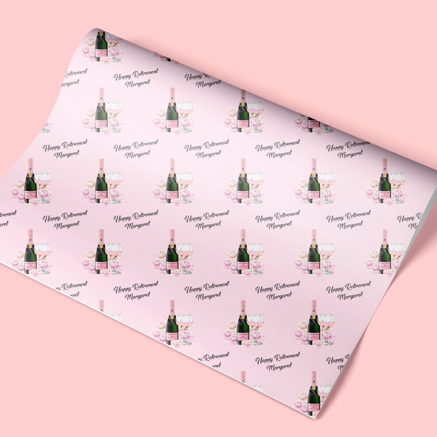 Personalised Retirement Gift Wrapping Paper