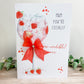 Personalised Mother's Day Card Strawberry Gin Cocktail Gin Credible