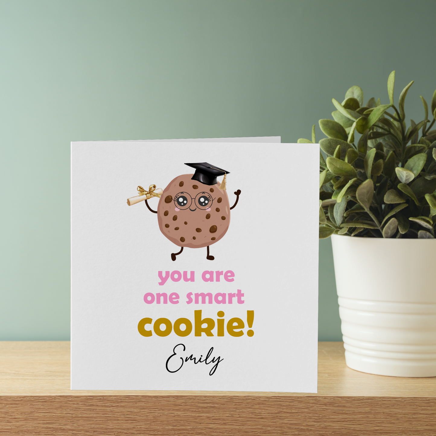 Personalised Graduation Card Smart Cookie