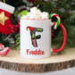 Personalised Christmas Mug, Stocking Filler, Christmas Eve Box, Hot Chocolate Mug