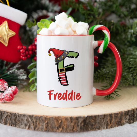 Personalised Christmas Mug, Stocking Filler, Christmas Eve Box, Hot Chocolate Mug