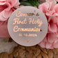 Personalised Gloss Foil First Holy Communion Party Bag Stickers
