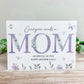Personalised Mother's Day Card Lilac Floral Mum Mam Mom
