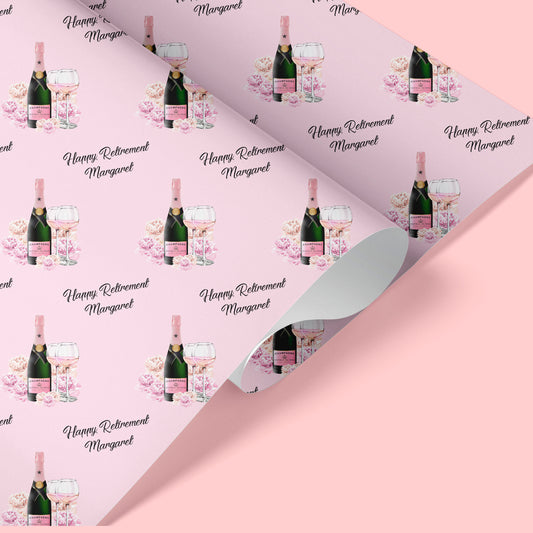 Personalised Retirement Gift Wrapping Paper