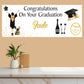 Personalised Graduation Banner Congratulations Girl