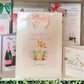a card with a picture of a giraffe on it