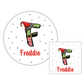 Personalised Christmas Stickers, Gift Labels, , Festive Name Stickers, Custom Present Tag, Christmas Eve Box Ideas, Santa Stocking Filler