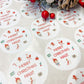 Personalised Christmas Name Stickers Elf Boy Girl For Gift Wrapping