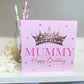 Personalised Female Birthday Card Crown