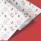 Personalised Christmas Wrapping Paper Snowman