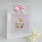 a baby shower bag with a giraffe on it
