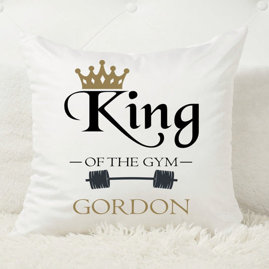 Personalised King of the Gym Cushion