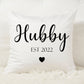 Personalised Hubby Cushion