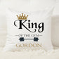 Personalised King of the Gym Cushion
