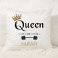 Personalised Queen of the Gym Cushion