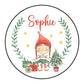 Personalised Elf Girl Christmas Stickers For Gift Wrapping Presents